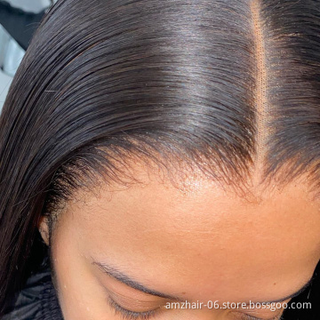 Full Hd Lace Frontal Closure Human Hair Wig Pre Plucked Raw Indian Virgin Human Hair Wholesale Lace Frontal Wig With Baby Hair